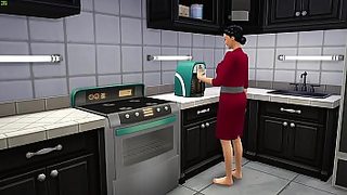 masturbating son caught by mom