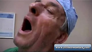 old man doctor girl