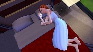 son fucks mom at night
