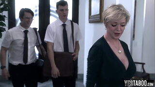 milf getting jizzed on