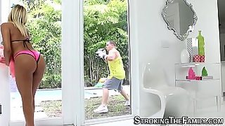 sleeping mom and big black cock stepson